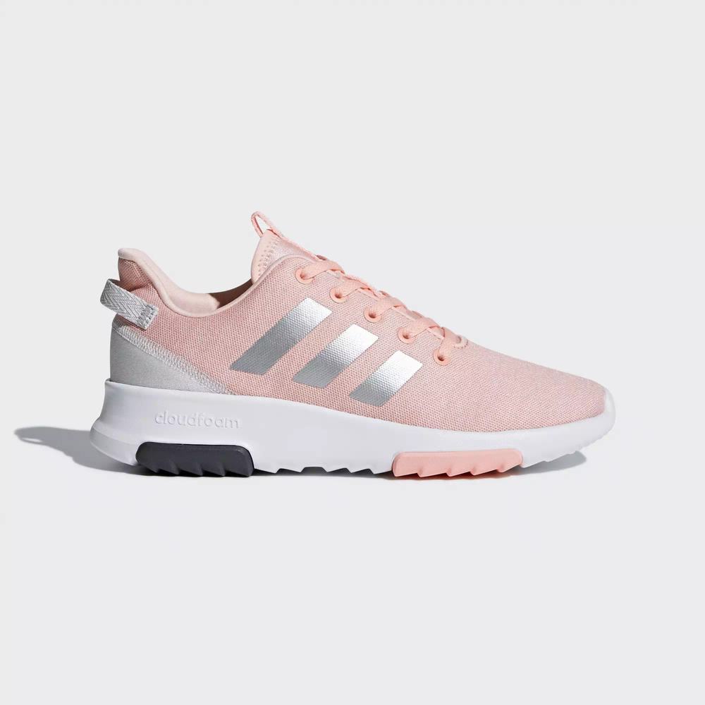 Adidas Cloudfoam Racer TR Tenis Rosas Para Niño (MX-14394)